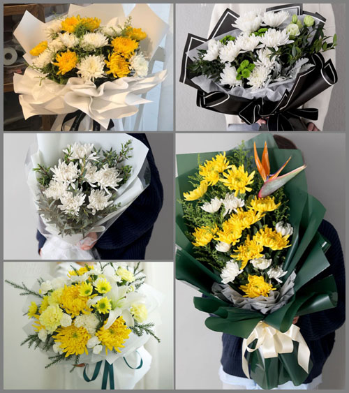 上海崇明区新河镇兴教村白事花束代送